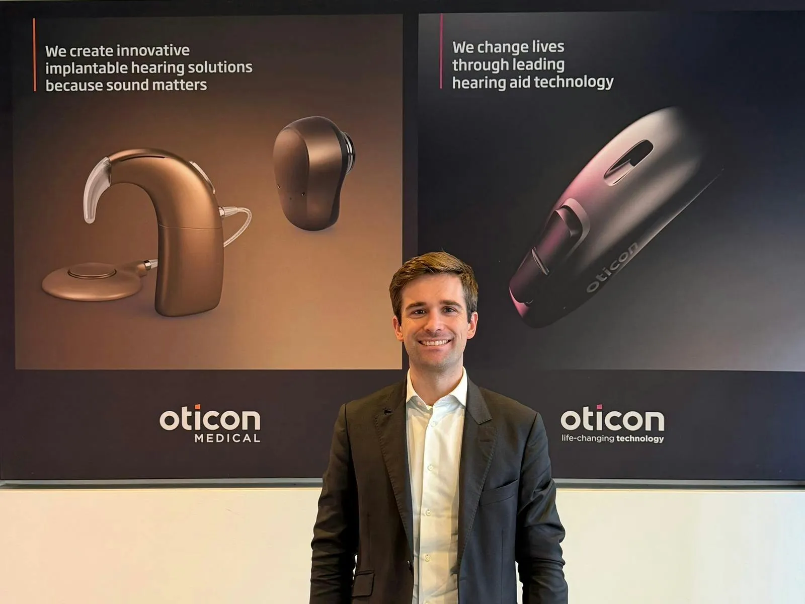 Echange au  siège de William Demant à Copenhague