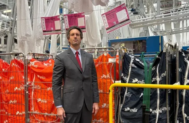 Visite d'une blanchisserie Elis