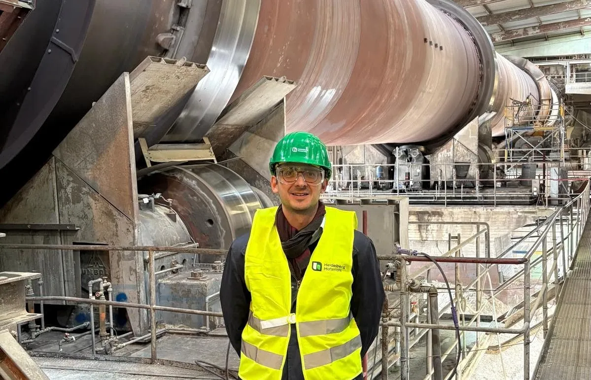 Visite de la cimenterie de Heidelberg