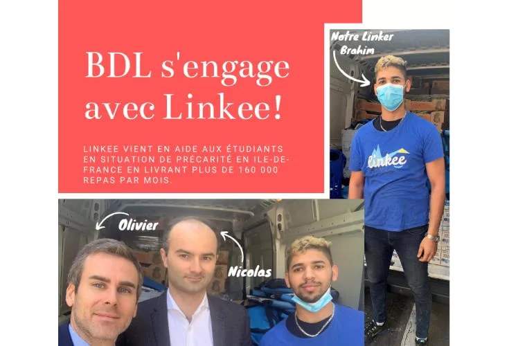 BDL Linkee aide humanitaire à étudiant situation précarité