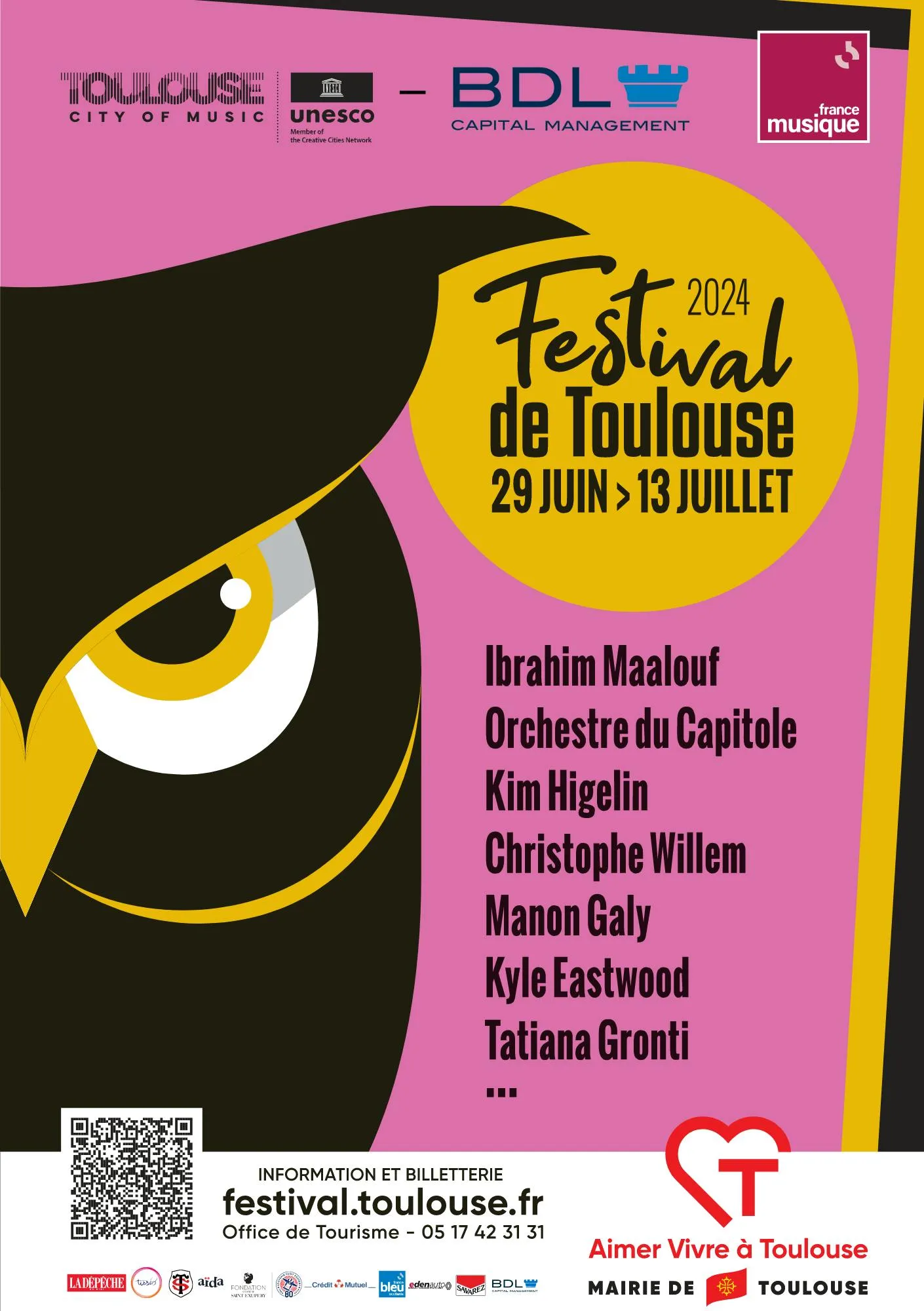 BDL Capital Management, en partenariat avec les équipes de l'Association Aïda et du Festival de Toulouse